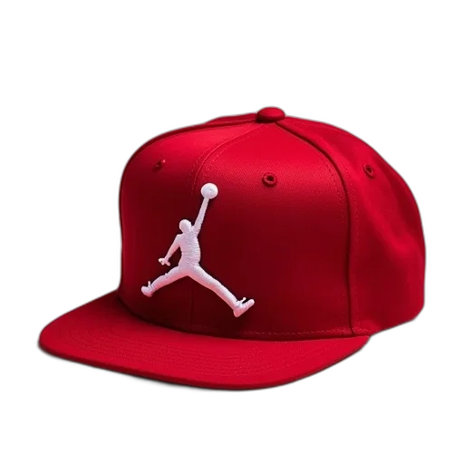 hat, crown, red, jordan transparent PNG cut-out