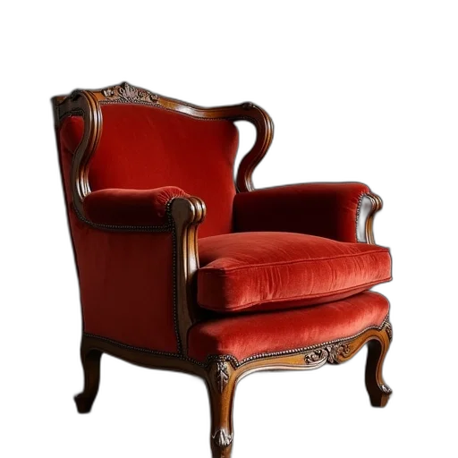 furniture, crown, 3d render, photorealistic transparent PNG cut-out
