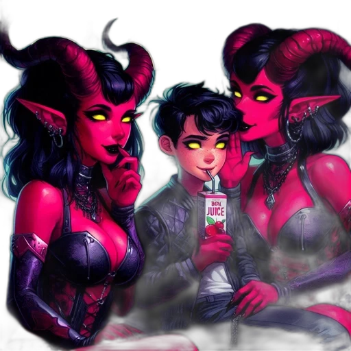 comic book art, concept art, fantasy art, cyberpunk transparent PNG cut-out