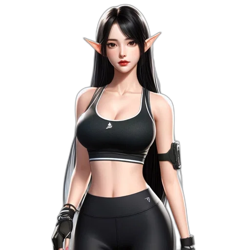 fantasy art, concept art, 3d render, pixel art transparent PNG cut-out