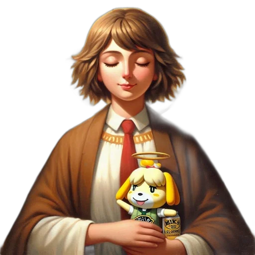 staff, face, crown, robot transparent PNG cut-out