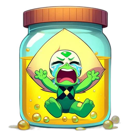 concept art, pixel art, cartoon, green transparent PNG cut-out