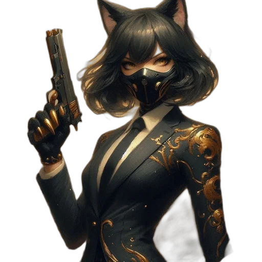 mask, weapon, staff, animal transparent PNG cut-out