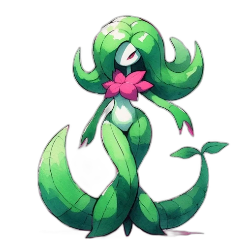 creature, flower, staff, animal transparent PNG cut-out