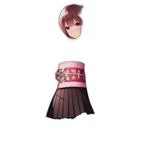 dress, staff, weapon, mask transparent PNG cut-out