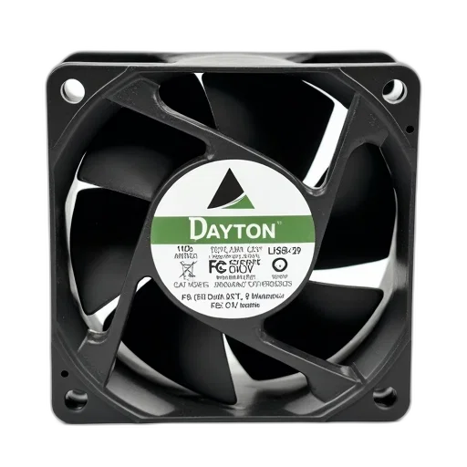 3d render, black, computer, fan transparent PNG cut-out