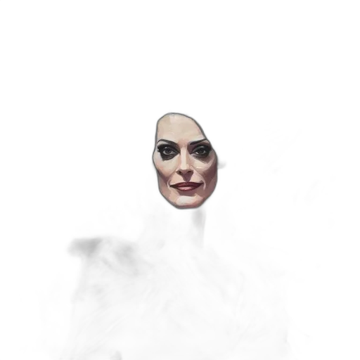 mask, face, creature, robot transparent PNG cut-out