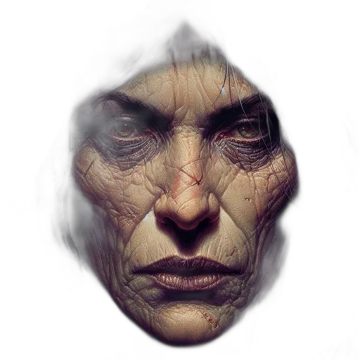 face, mask, creature, dragon transparent PNG cut-out