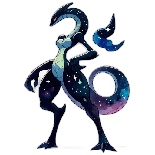dragon, creature, staff, animal transparent PNG cut-out