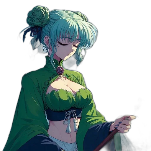 staff, dress, flower, jewelry transparent PNG cut-out