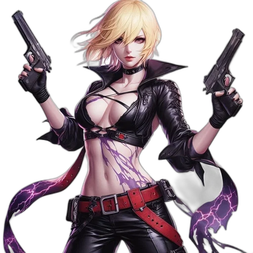 weapon, concept art, cyberpunk, comic book art transparent PNG cut-out