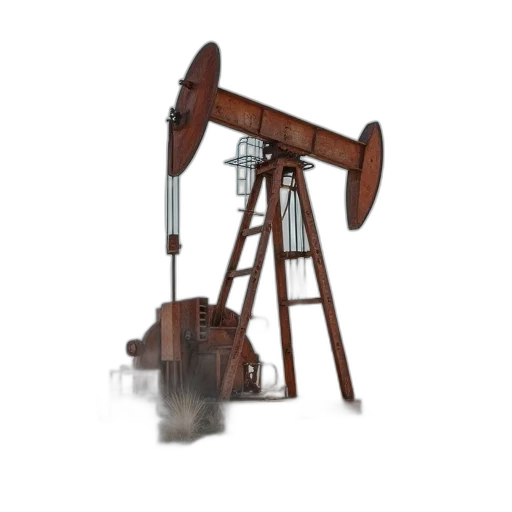 weapon, concept art, old, pumpjack transparent PNG cut-out