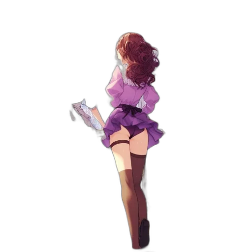 dress, staff, weapon, robot transparent PNG cut-out