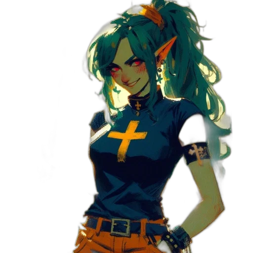 staff, concept art, fantasy art, pixel art transparent PNG cut-out