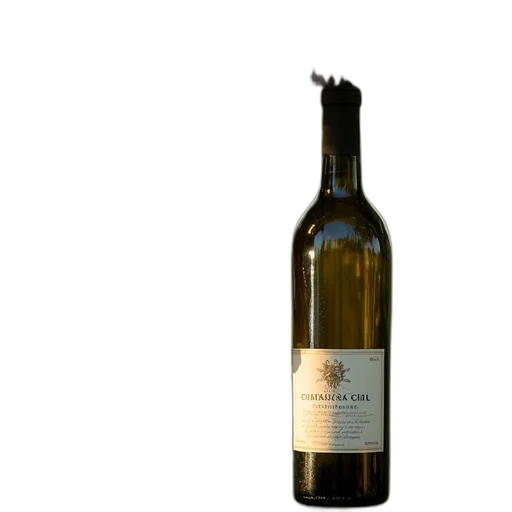 bottle, chateau, blanc, hanging transparent PNG cut-out