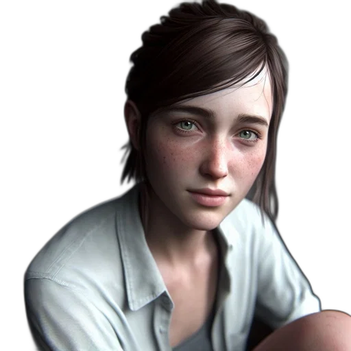 face, photorealistic, concept art, 3d render transparent PNG cut-out