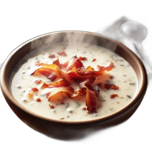 food, steamy, bowl, creamy transparent PNG cut-out