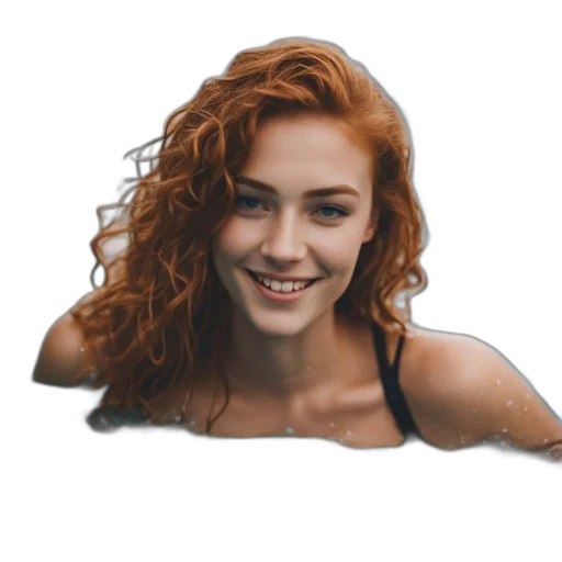 face, hair, crown, jewelry transparent PNG cut-out