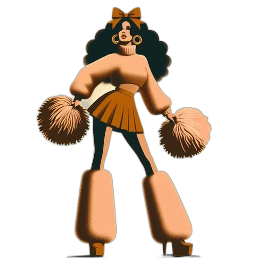 hair, animal, creature, staff transparent PNG cut-out