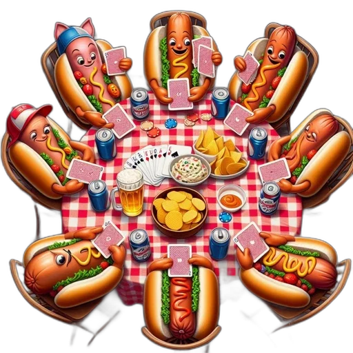 food, concept art, animated, hot transparent PNG cut-out