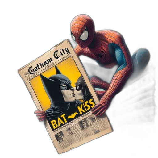 comic book art, concept art, cartoon, fantasy art transparent PNG cut-out