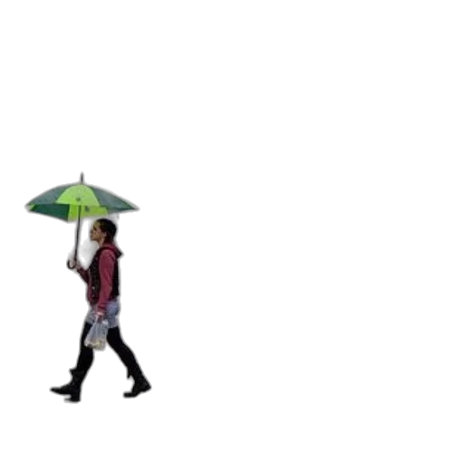umbrella, jacket, 3d render, concept art transparent PNG cut-out