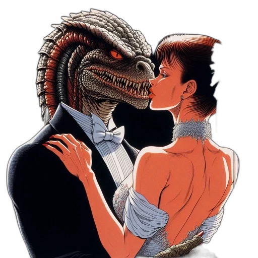 mask, creature, dragon, comic book art transparent PNG cut-out