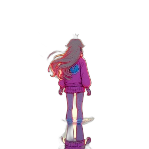 jacket, robot, dress, hair transparent PNG cut-out