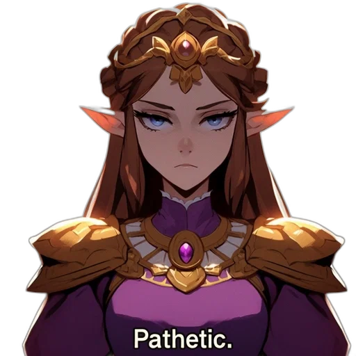 crown, staff, face, pixel art transparent PNG cut-out