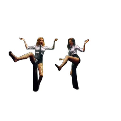 two, women, formal, attire transparent PNG cut-out