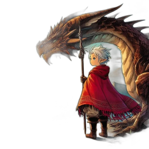 dragon, sword, weapon, creature transparent PNG cut-out