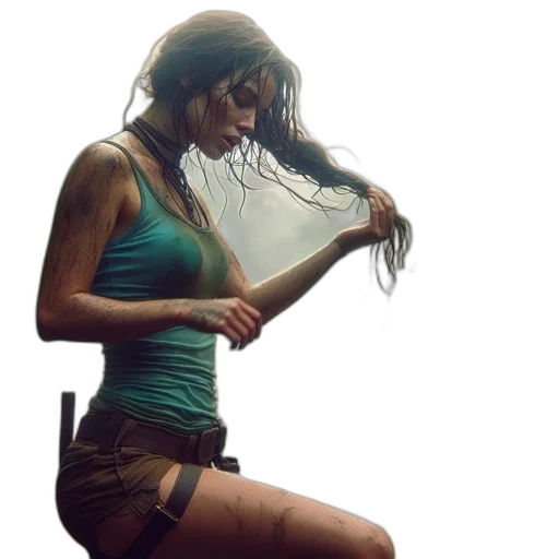 weapon, hair, dress, umbrella transparent PNG cut-out