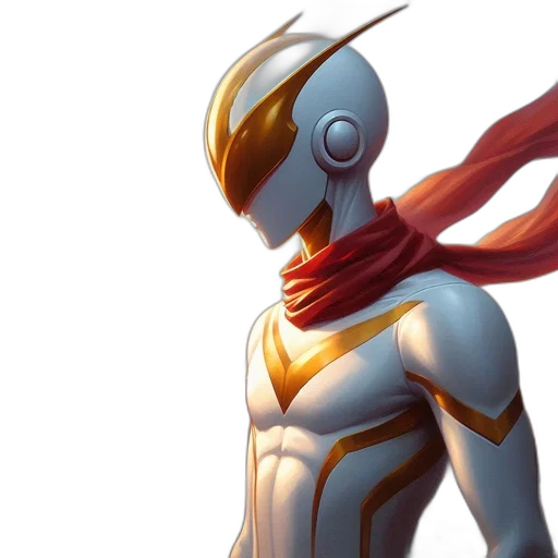 robot, sword, mask, concept art transparent PNG cut-out