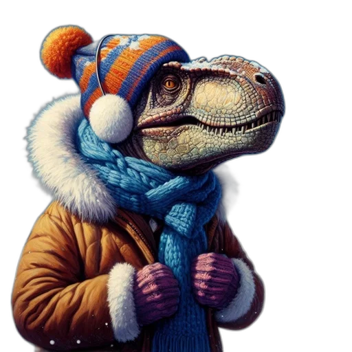 jacket, animal, hat, concept art transparent PNG cut-out