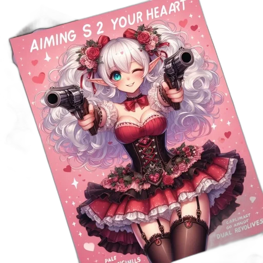weapon, dress, anime, concept art transparent PNG cut-out