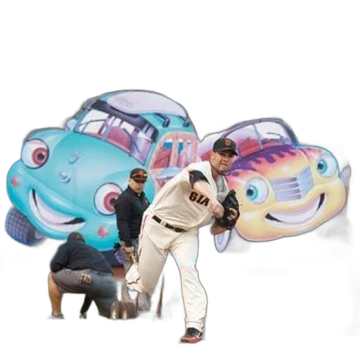 car, concept art, baseball, player transparent PNG cut-out