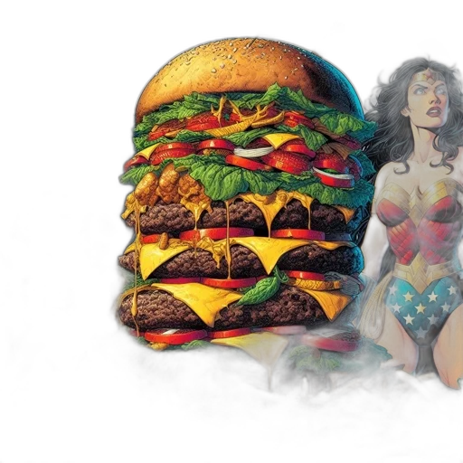 food, comic book art, concept art, fantasy art transparent PNG cut-out