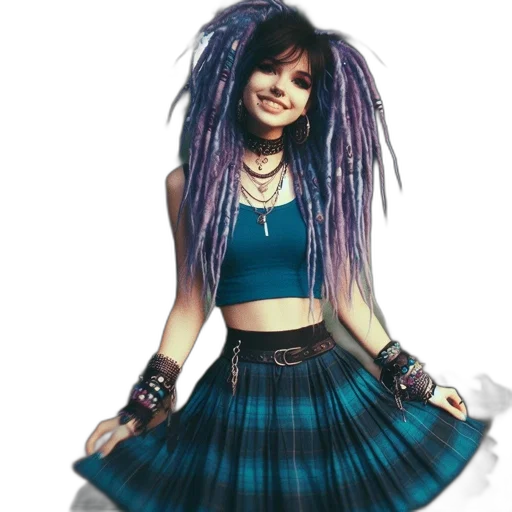 hair, dress, concept art, anime transparent PNG cut-out