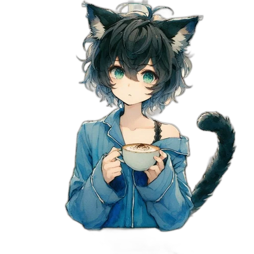 staff, animal, mask, anime transparent PNG cut-out