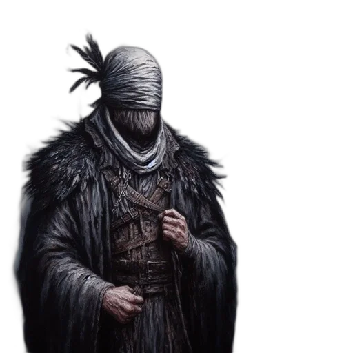 mask, jacket, face, sword transparent PNG cut-out