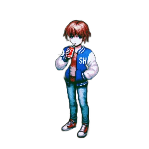 jacket, staff, animal, weapon transparent PNG cut-out