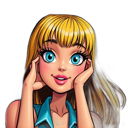 face, staff, jewelry, cartoon transparent PNG cut-out