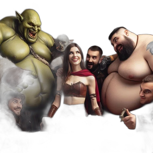 concept art, fantasy art, comic book art, photorealistic transparent PNG cut-out