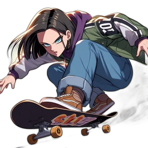 jacket, weapon, anime, concept art transparent PNG cut-out