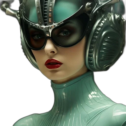 robot, mask, comic book art, concept art transparent PNG cut-out