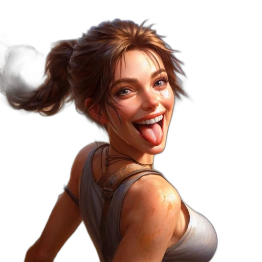 face, weapon, staff, concept art transparent PNG cut-out