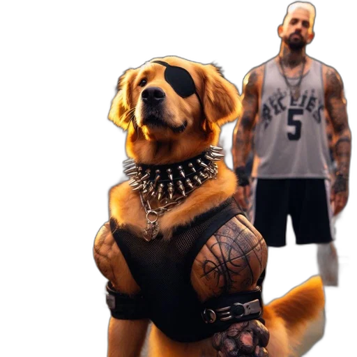 animal, concept art, 3d render, basketball transparent PNG cut-out