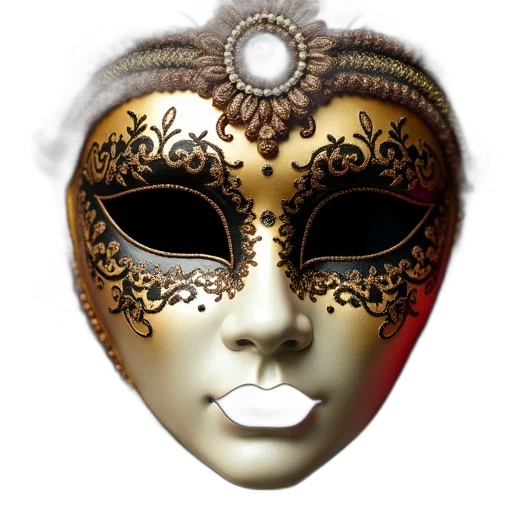 mask, jewelry, face, crown transparent PNG cut-out