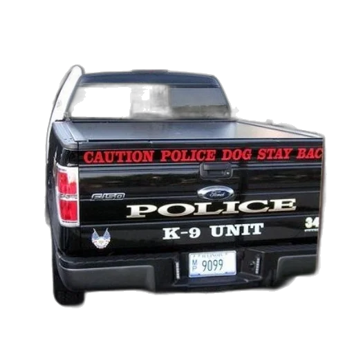 black, ford, police, truck transparent PNG cut-out