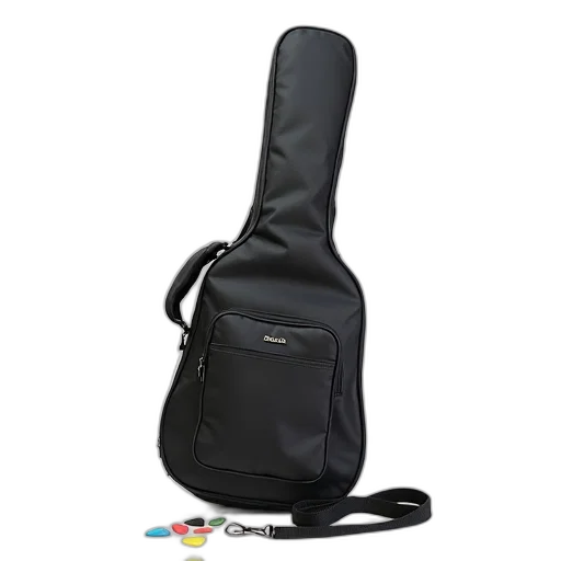 jacket, black, electric, guitar transparent PNG cut-out